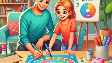 Construa Você e Seu Filho um Jogo de Investimento